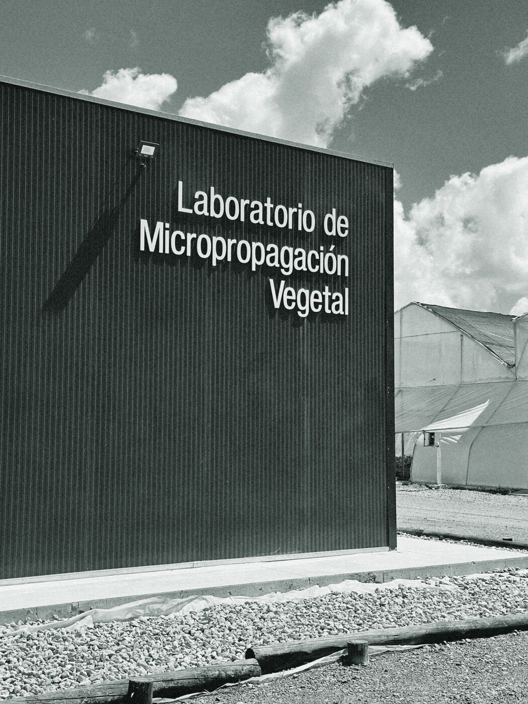 Edificio del Laboratorio de Micropropagación Vegetal